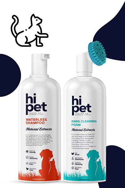 HiPet Kedi Susuz Temizlik Seti
