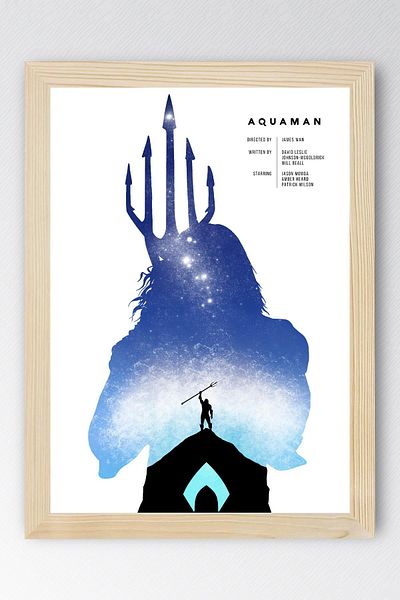 Saturn Pictură înrămată Aquaman - Pictură poster Marvel