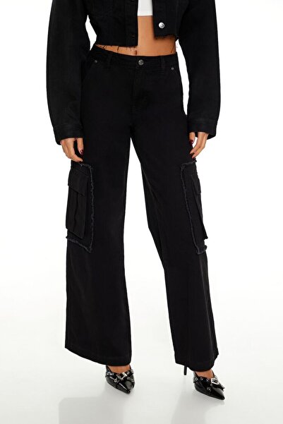 Forever 21 Kargo Wide-Leg Pantolon