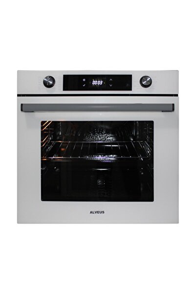 Alveus Digital Beyaz Ankastre Fırın(Turbo+ Soğutma Fanı) 8 Prog.