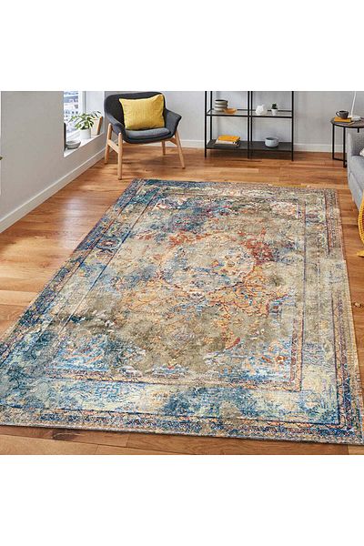 Bamyum Landon Bedruckter Teppich Chenille-Druck Maschinell hergestellter Teppich