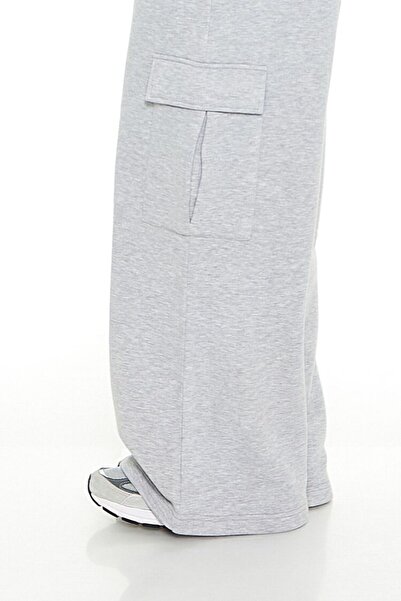 Forever 21 Mid-Rise Wide-Leg Kargo Eşofman Altı
