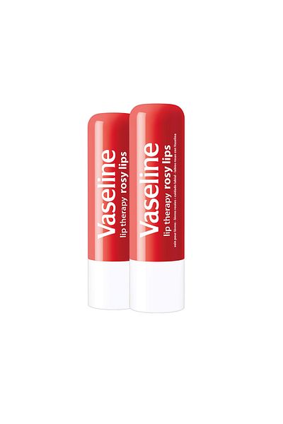Vaseline Rosy Lips Lip Therapy Lip Care Cream - 4.8 g X2