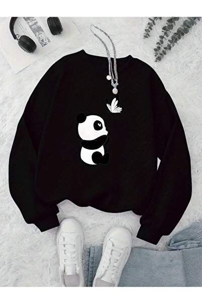 MODAVİBE Φούτερ από ύφασμα με μείγμα βαμβακιού και πολυεστέρα, με 2 κλωστές κ...