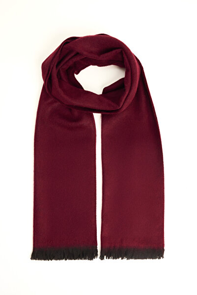 Tudors Kışlık Erkek Bordo Atkı