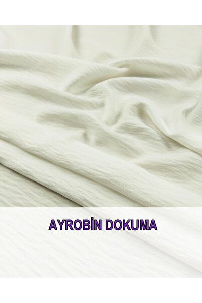 Kumaş Parça Тканина кольору екрю, схожа на аеробін (ширина 130 см, довжина 18...