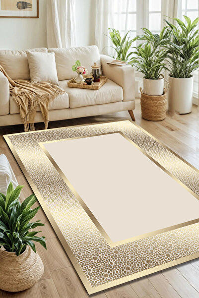 CAPPİO HALI Dijital Baskılı Makinada yıkanabilir Salon Halısı Mutfak Halısı Y...