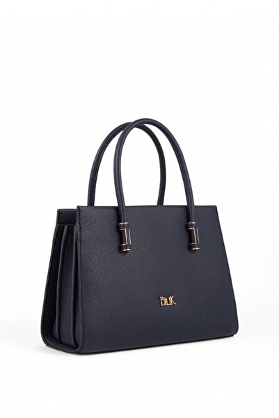 Bilik Deri Navy Blue Women's Handbag Ri̇v 138