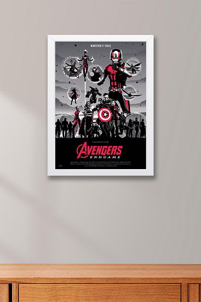 Saturn Pictură înrămată Avengers Endgame - Pictură poster Marvel Avengers