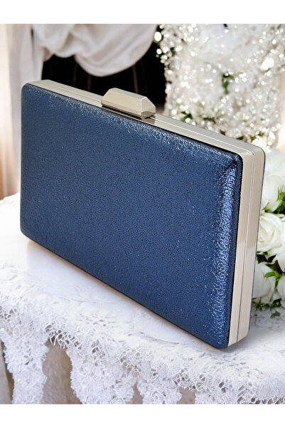 Wedding Fashion Geantă de seară cu mâner metalic din piele mată cu model de c...