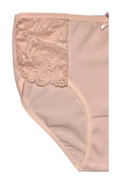 Gizli Butik 3-Piece Women's Cotton Lace Bow Pants Set