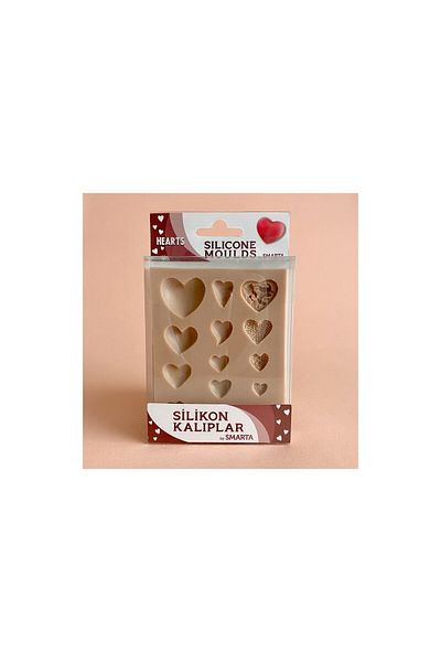 Smarta Silicone Molds - Hearts 10x13cm