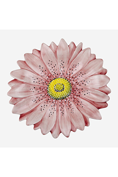 Edelweiss Italy Camomilla Pink Ceramic Serving Plate 42 cm