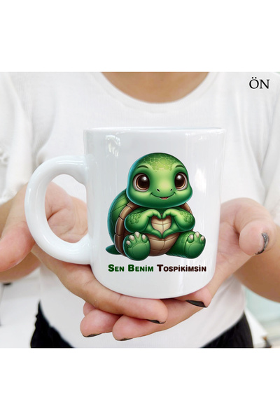 Hediyeciabla Sen Benim Tospikimsin Dayanıklı ve Şık Kişiye Özel Kupa Bardaklar