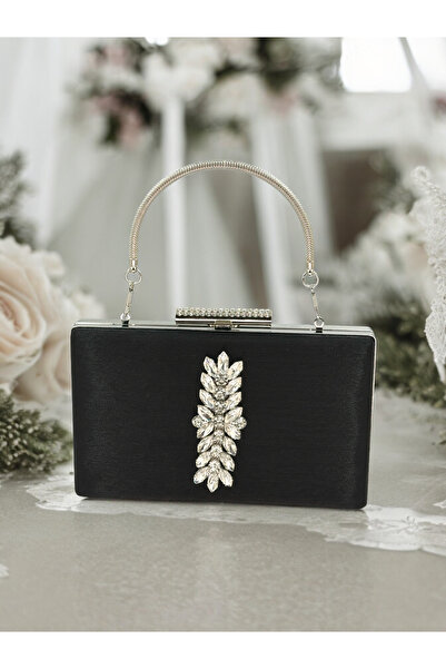 Generic Brand Imported Black Z Chain Strap I Evening Dress C Bag C Striped Sa...