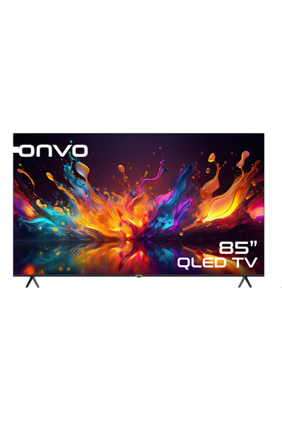 ONVO 85OVF9000UQ 85" 216 Ekran Uydu Alıcılı 4K Ultra HD Google Smart QLED TV