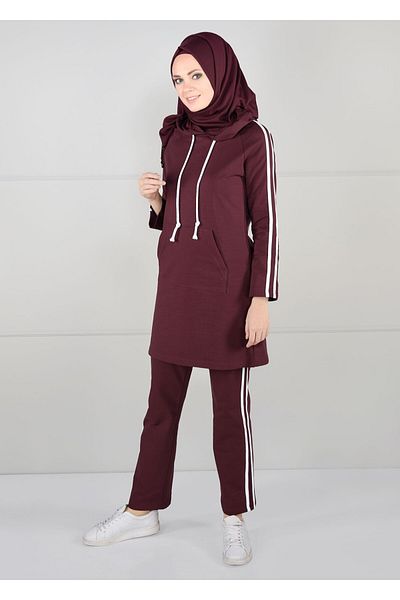TRENDTESETTÜR T 0051 سترة رياضية بتفاصيل خط Bwest