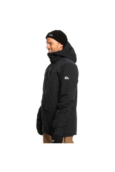 Quiksilver Men's Snowboard Jacket Fairbanks Jk Black Ski/Snowboard Clothing