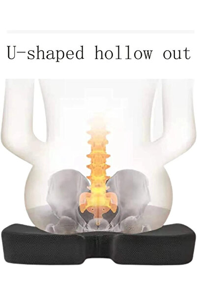 UYDEE Visco Cocix Ortopedik Oturma Minderi Kuyruk Sokumu Minderi  Yastığı