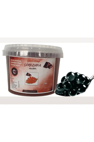 Ejder Ateşi Çikolata Bubble Tea Incileri 1000 g.-popping Boba -bubble Tea -tapyoka Incileri