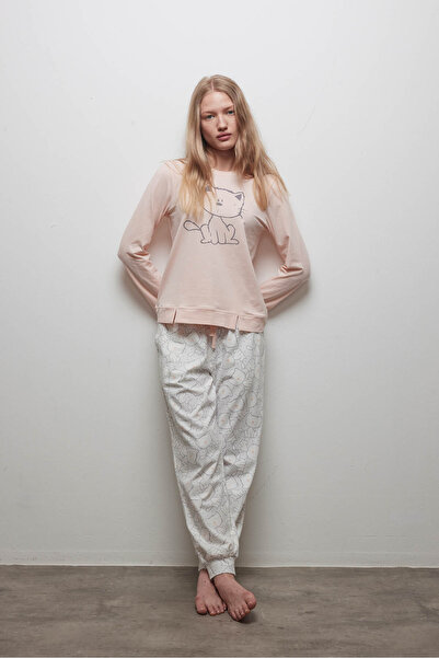 Hays Kadın Pamuklu Uzun Pijama Altı