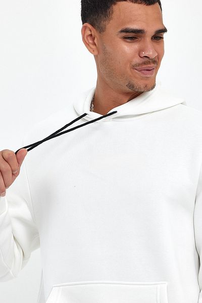 Superlife Superlife Men's Fleece Comfortable Hoodie In-Mold 3 Thread Sweatshirt