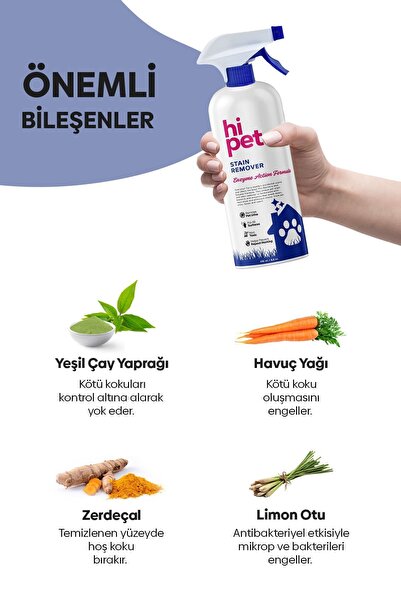 HiPet Köpek Leke Çıkarıcı Spray