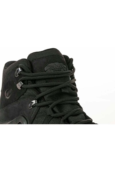Scooter Siyah Deri Erkek Su Geçirmez Tactical Bot P1492NS