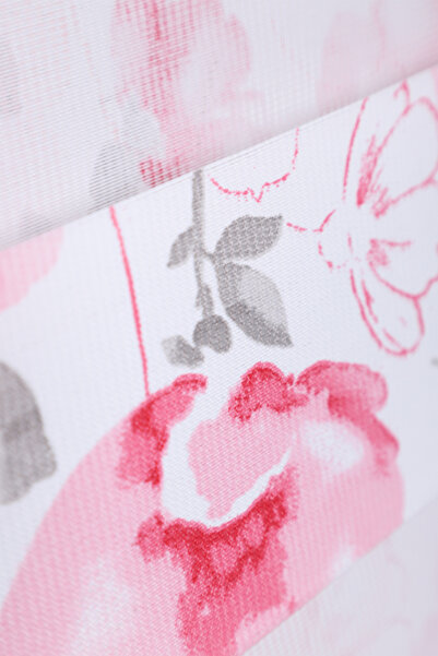 reperde Pembe Güllü Zebra  Perde Aliminym Kasa Ekonomik Trend Model Yüksek Ka...