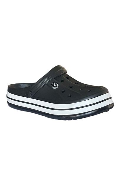 Akınal Bella E457 Black/White Women's Sabo Slippers