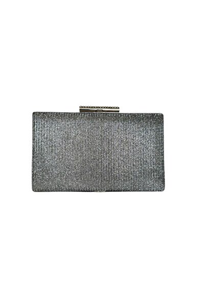 Generic Brand 2026 New Season Platinum Anthracite Gray Color Glittery Evening...