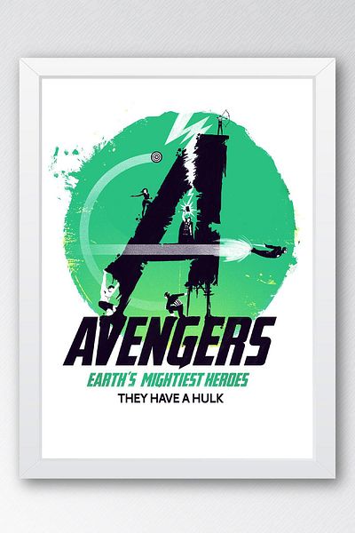 Saturn Pictură înrămate Avengers - Pictură poster Marvel Avengers