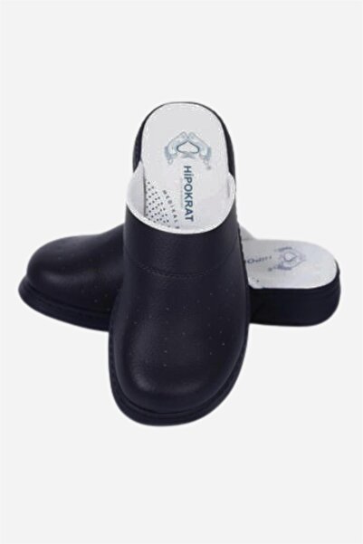 Genel Markalar Lacivert Medikal Hastane Mutfak Ortopedik Deri Terlik