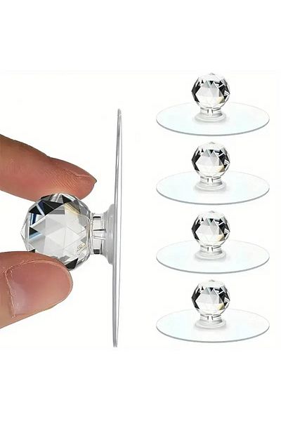 Özlem Toys 4 Κρεμάστρες λαβής πολλαπλών χρήσεων (αυτοκόλλητες)