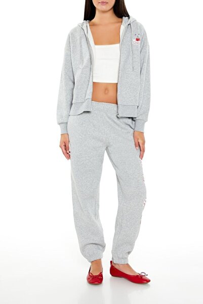 Forever 21 Kiraz Baskılı Sweatshirt