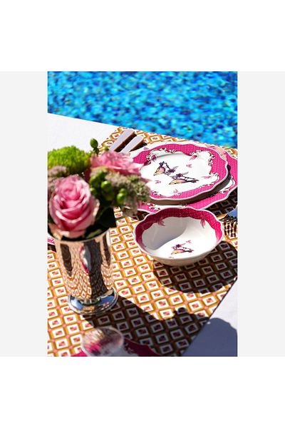 CHIARA ALESSI Allure Pink Porcelain Bowl 14 Cm