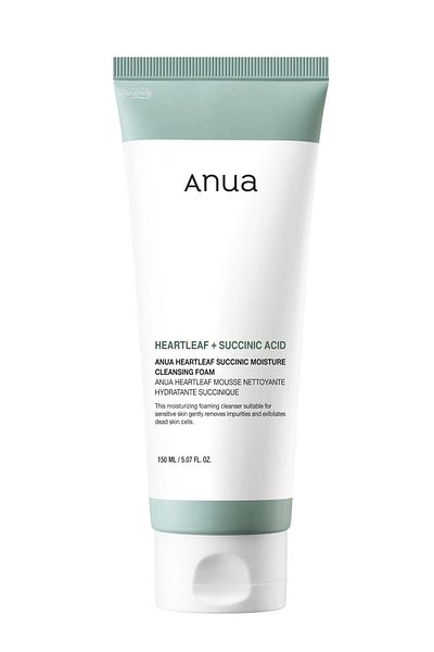 ANUA KORENDY Heartleaf Succinic Moisture Spuma de curățare - Pore & Acne Cleanser 150 ml