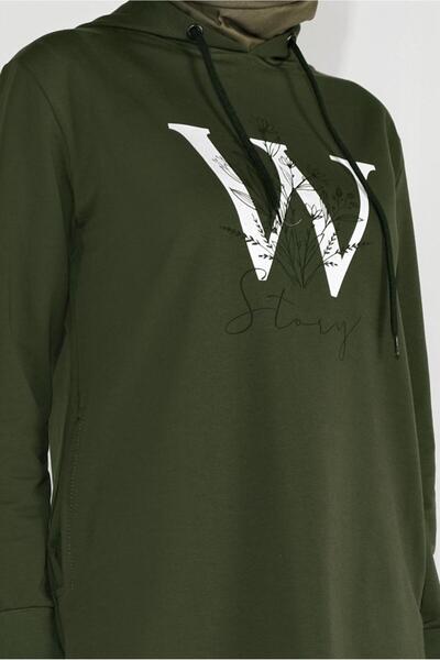 TRENDTESETTÜR Hooded Printed Tunic 4001