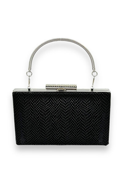 Generic Brand Black Color Laser Patterned Evening Dress Bag Evening Bag Weddi...