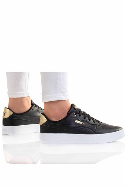 Puma Skye Clean Distressed Women's Casual Sneakers 386666 -01 Black-Byz