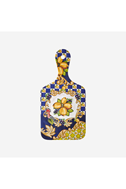 CHIARA ALESSI Capri Mavi Melamin Sunum Tahtası 25 Cm