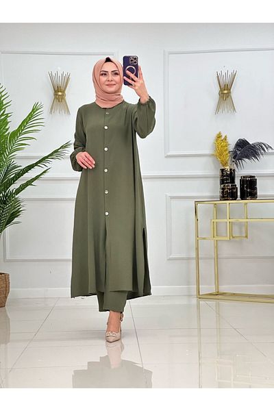 Enans Design Γυναικείο Hijab Σετ 2 τεμαχίων τουνίκ & παντελόνι