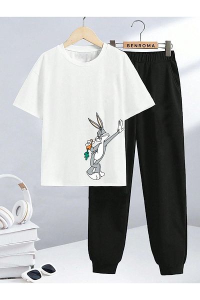 BENROMA Character Printed Children's Tracksuit Set