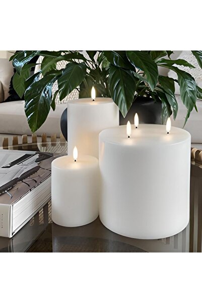 TabSecret Candle Büyük Boy 3' Lü Mum Seti