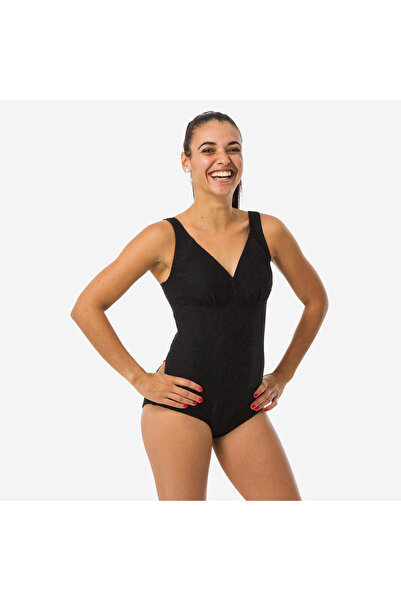 Decathlon Nabaiji Kadın Mayo - Siyah - Kaipearl