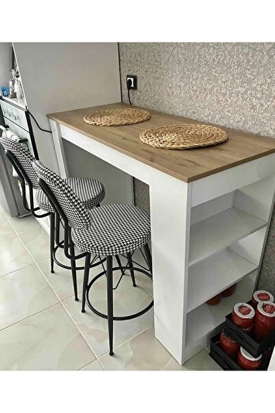 The SANDALYE SHOP Yeni, Dolce Bar Sandalyesi 75 Cm Kazayağı Kumaş Döşeme.100 Cm Ve Üzeri Ada&masalar Ile Uyumlu