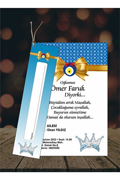 by-za davetiye Beyza Davetiyecilik Sünnet Davetiyesi ( 50 Adet Baskısız )