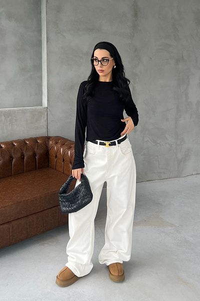 Seda Yalçın Atelier Black Crew Neck Transparent Body