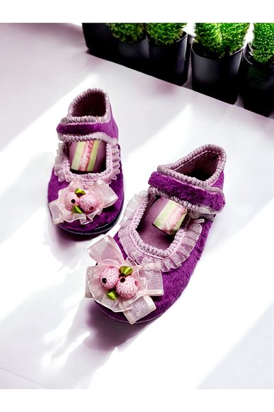 GEZER Casă pentru copii cu velcro și textilă reglabilă - pantofi pentru creșă