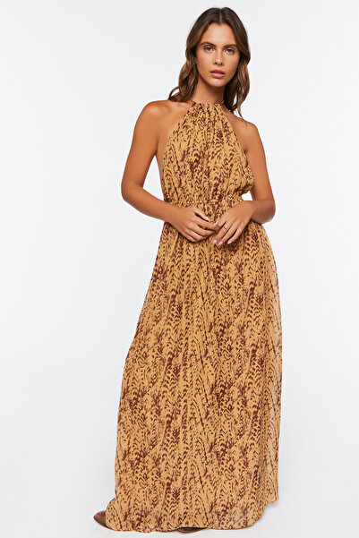 Forever 21 Desenli Maxi Elbise